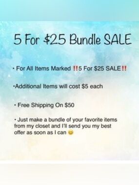 SALE SALE💥💥💥💥6 For $25 Bundle Sale - Mixed Women's Items
